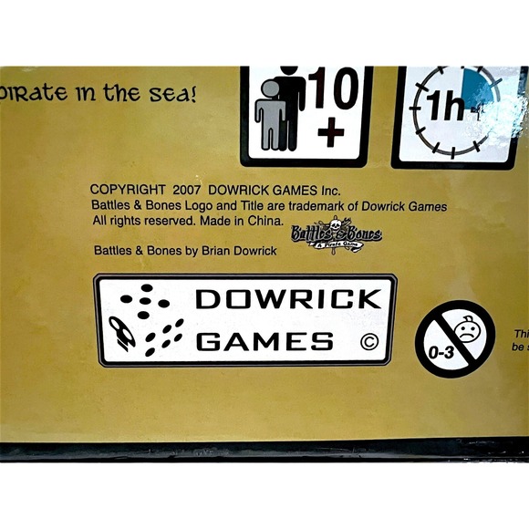 2007 Battles & Bones  A Pirate Board Game Dowrick Games  COMPLETE - Picture 10 of 11